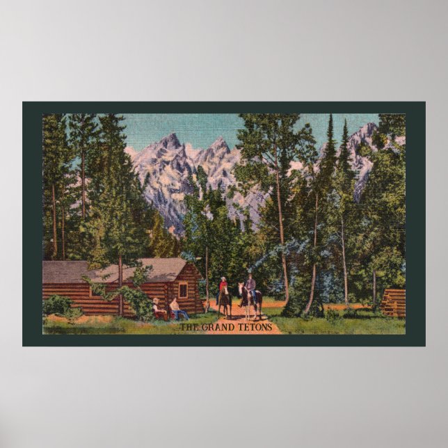 The Grand Tetons - Wyoming Poster (Front)