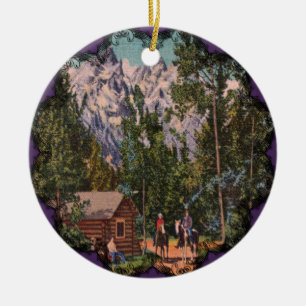The Grand Tetons - Wyoming Victorian Ornament