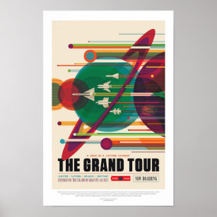 The Grand Tour   NASA Visions of the Future Poster