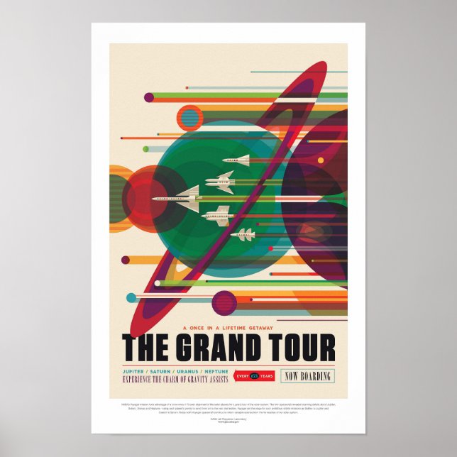 The Grand Tour | NASA Visions of the Future Poster (Front)