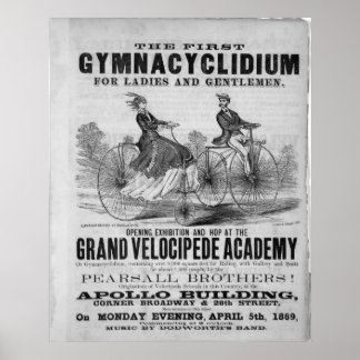 The Grand Velocipede Academy Poster