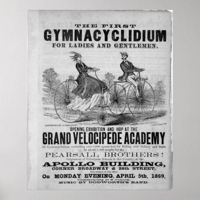 The Grand Velocipede Academy Poster (Front)