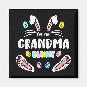 The Grandma Bunny Matching Easter Mum Mothers Day Magnet