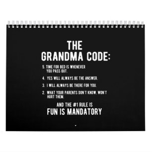 The Grandma Code   Fun Is Mandatory Calendar