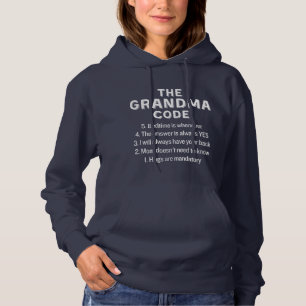 The Grandma Code Funny Rules Hoodie