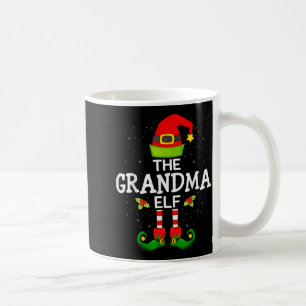 The Grandma Elf Christmas Family Matching Pajama Coffee Mug