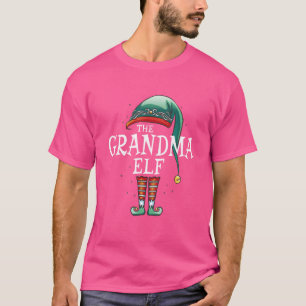 The Grandma Elf Christmas Matching Family Group Xm T-Shirt