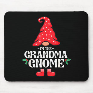 The Grandma Gnome Funny Family Matching Group Chri Mouse Mat