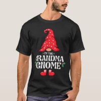 The Grandma Gnome Funny Family Matching Group Chri