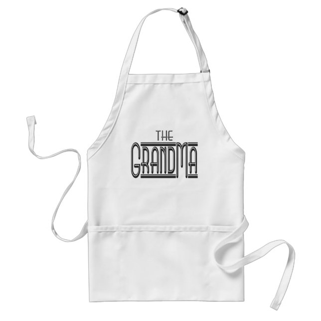 "THE" Grandma Quirky BBQ Apron (Front)