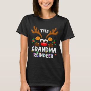 The Grandma Reindeer Christmas Men Women  T-Shirt
