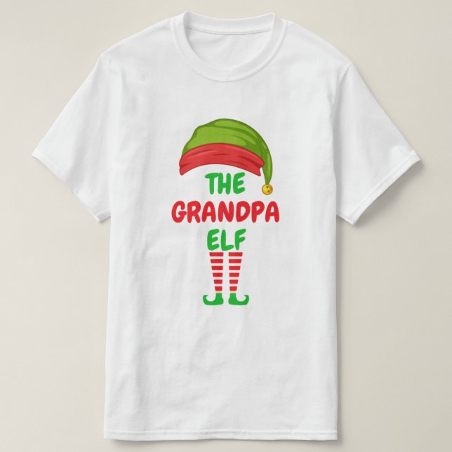 The Grandpa Elf Men's Value T-Shirt (Design Front)