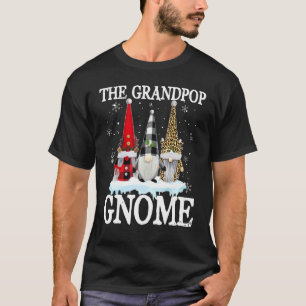 The Grandpop Gnome Buffalo Plaid Matching Family C T-Shirt