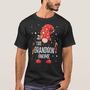 The Grandson Gnome Matching Family Christmas Gnome T-Shirt