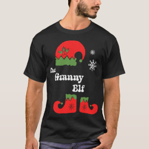 The Granny Elf Christmas Elf Tee Family Matching G