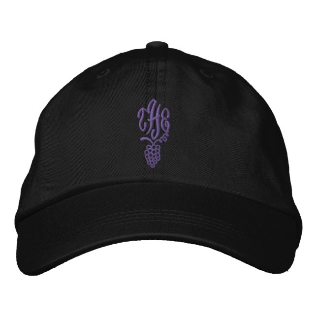 The Grape Vine Embroidered Hat (Front)