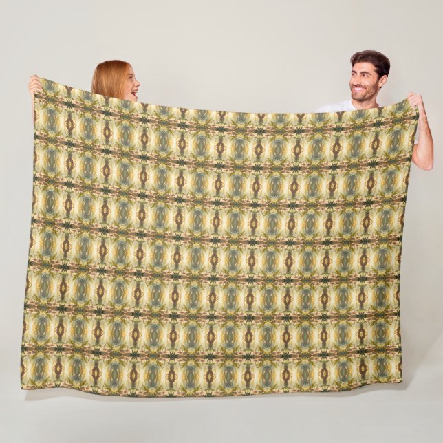 The Grasshopper and the Nectar Artwork.1 Fleece Blanket (In Situ)