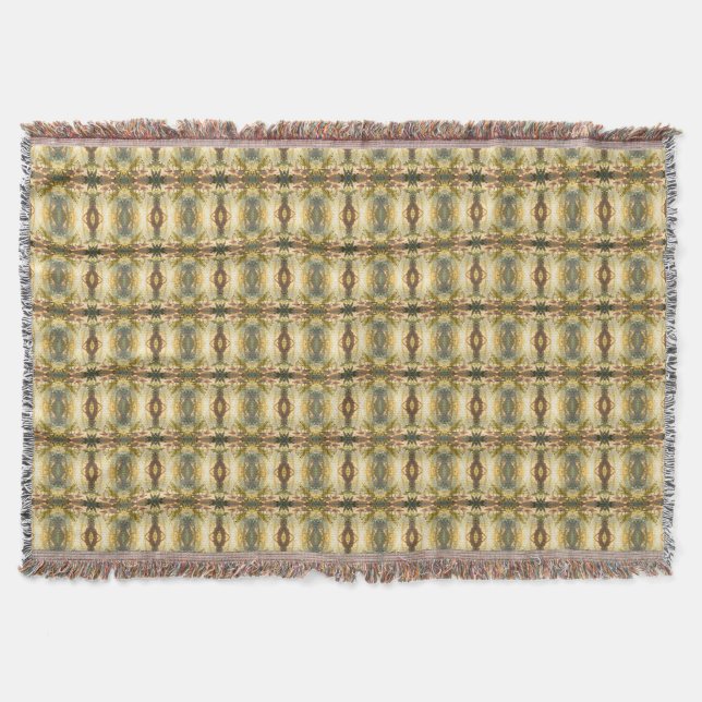 The Grasshopper and the Nectar Artwork.1 Throw Blanket (Front)