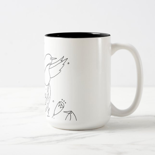 The Grasshopper - Sarah Fielke Bom 2018 Two-Tone Coffee Mug (Right)
