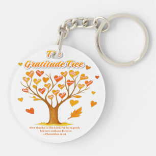 'The Gratitude Tree' Acrylic Keychain