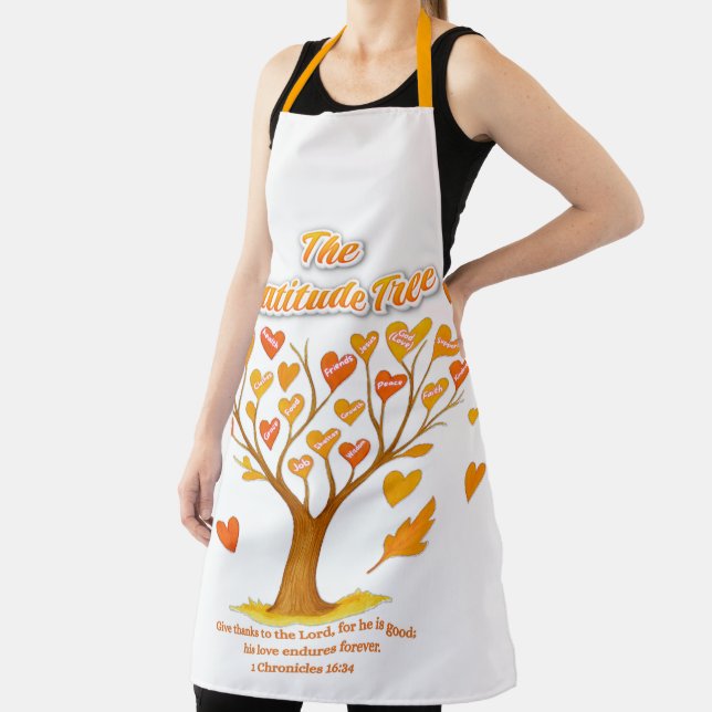 The Gratitude Tree All-Over Print Apron (Insitu)