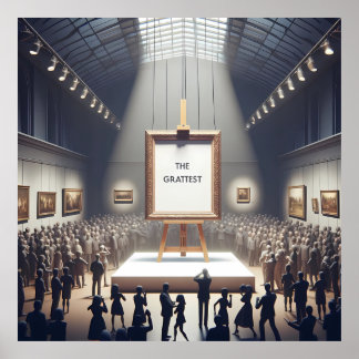 The Grattest Picture in the World Poster