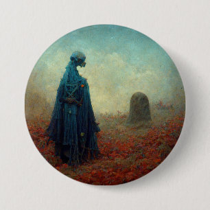 The Grave Surreal Sci-Fi Fantasy Alien 7.5 Cm Round Badge