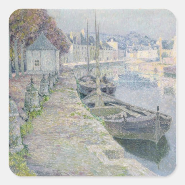 The Gravel Boats Square Sticker (Front)
