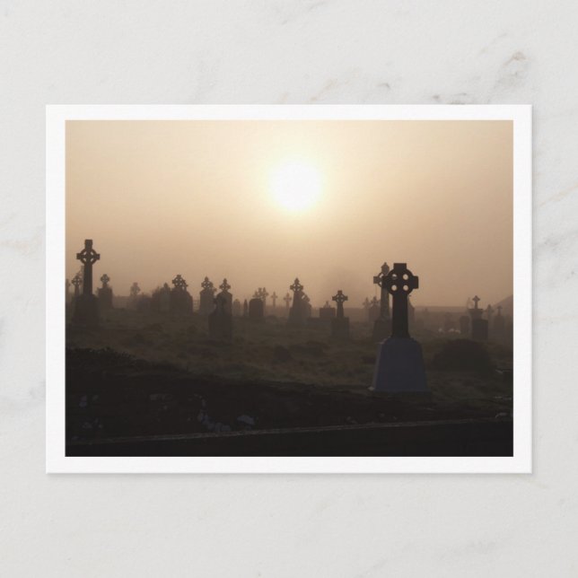 The graveyard postcard (Front)