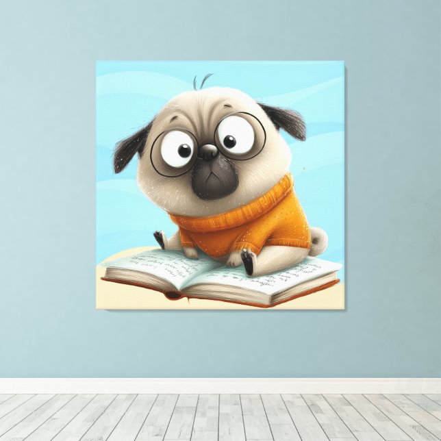 The Gravity of Stories Canvas Print (Insitu(Wood Floor))