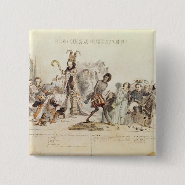 The Great Academic Competition 15 Cm Square Badge (Front)