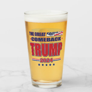 The Great American Comeback Trump 2024 Glass