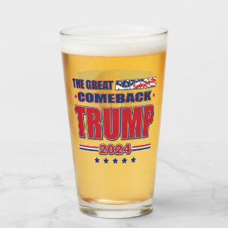 The Great American Comeback Trump 2024 Glass