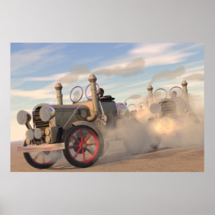 The Great Automobile Race Poster