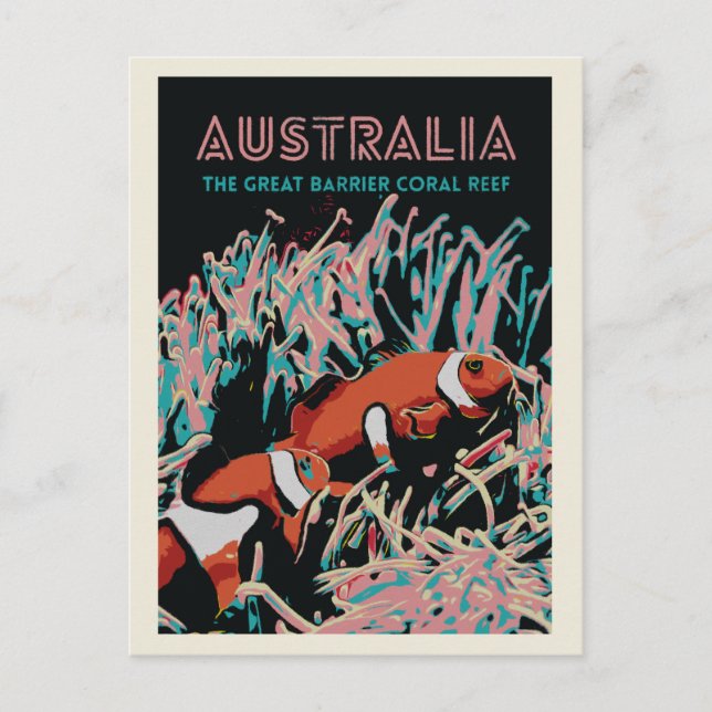 The great barrier coral reef, Australia Postcard (Front)