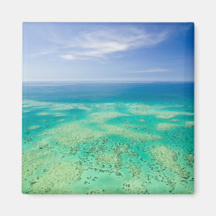 The Great Barrier Reef, aerial view of Green 2 Magnet
