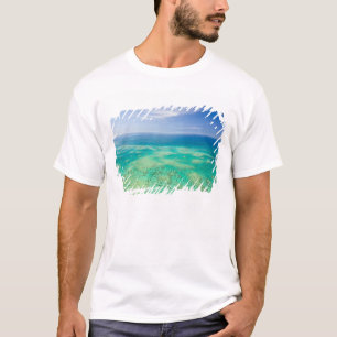 The Great Barrier Reef, aerial view of Green 2 T-Shirt