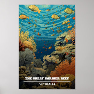 The Great Barrier Reef Travel  Poster