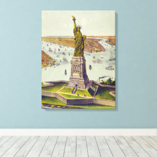 The Great Bartholdi Statue, Statue of Liberty Canvas Print
