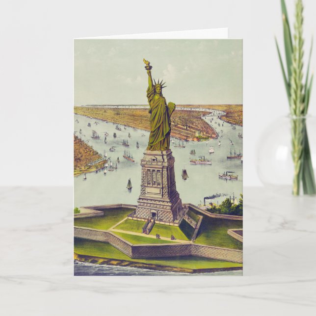 The Great Bartholdi Statue, Statue of Liberty Card (Front)