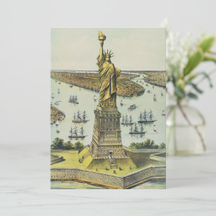 The Great Bartholdi Statue, Statue of Liberty Invitation