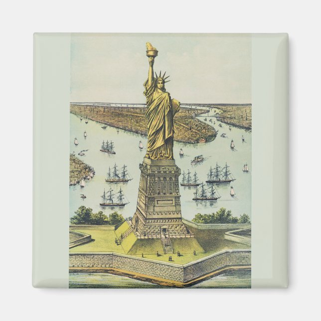 The Great Bartholdi Statue, Statue of Liberty Magnet (Front)