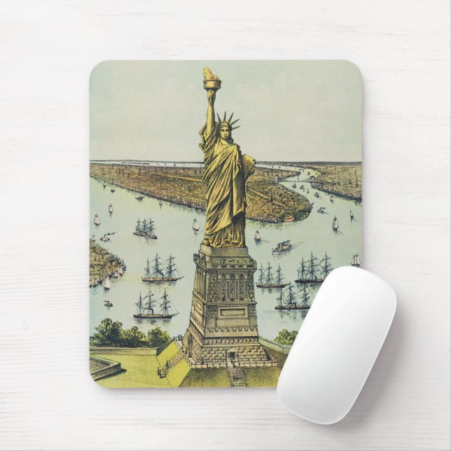 The Great Bartholdi Statue, Statue of Liberty Mouse Mat (With Mouse)