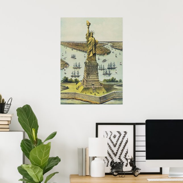The Great Bartholdi Statue, Statue of Liberty Poster (Home Office)