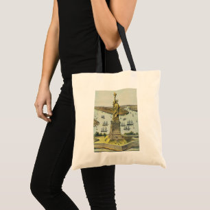 The Great Bartholdi Statue, Statue of Liberty Tote Bag