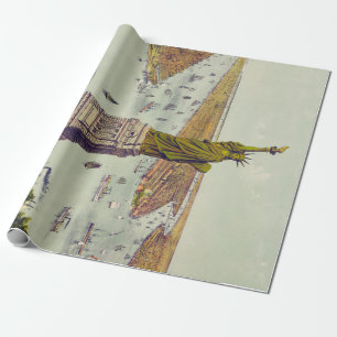 The Great Bartholdi Statue, Statue of Liberty Wrapping Paper
