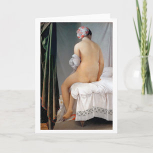 The Great Bather (Seated Woman), Dominique Ingres Card