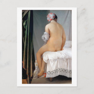 The Great Bather (Seated Woman), Dominique Ingres Postcard