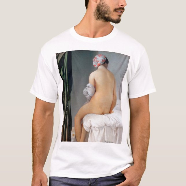 The Great Bather (Seated Woman), Dominique Ingres T-Shirt (Front)