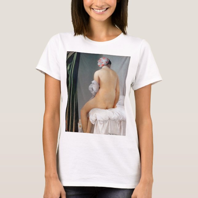 The Great Bather (Seated Woman), Dominique Ingres T-Shirt (Front)